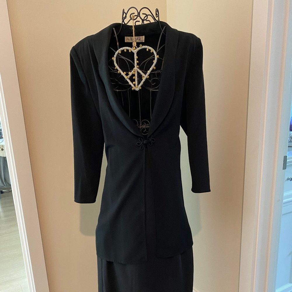 Evening Pant Suit - Front Wrap Looks like a skirt